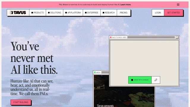 Tavus screenshot