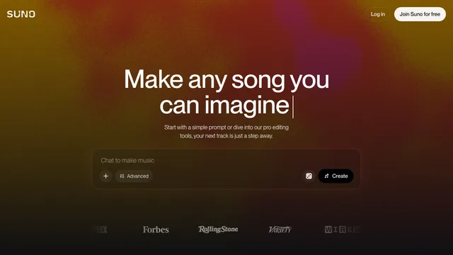 Suno screenshot