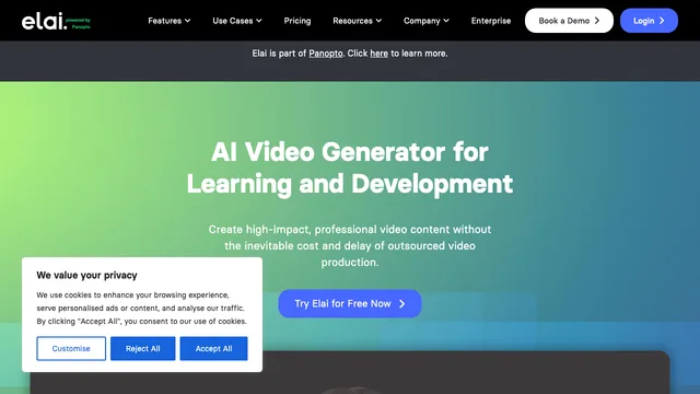 Elai.io screenshot