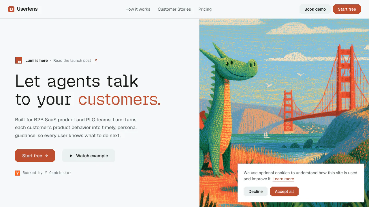 Userlens screenshot