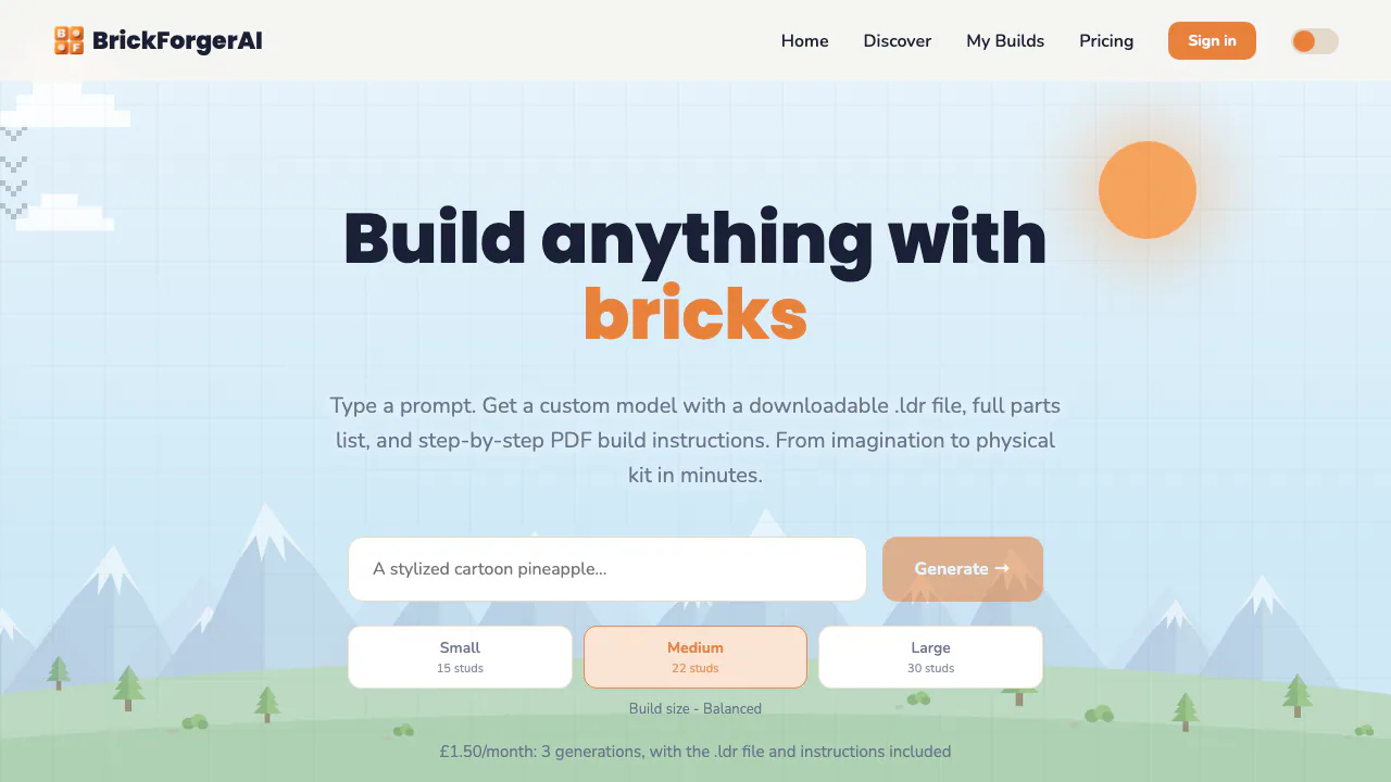 BrickForgerAI screenshot