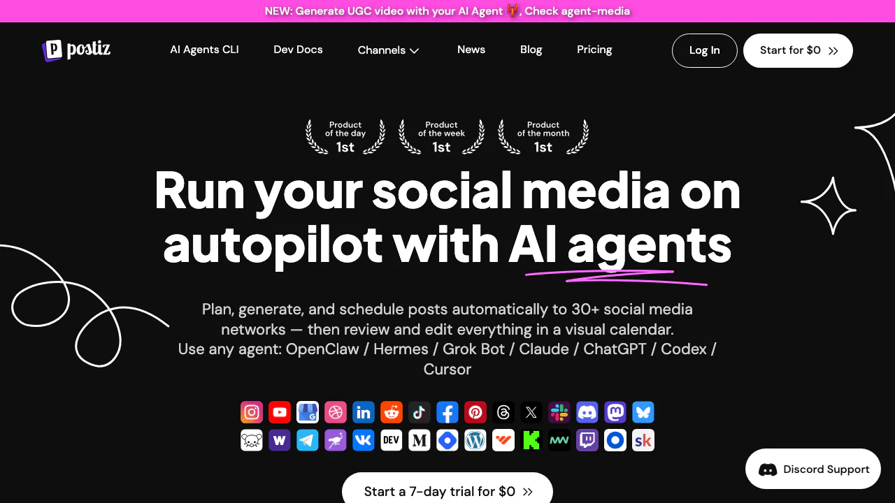 Postiz screenshot