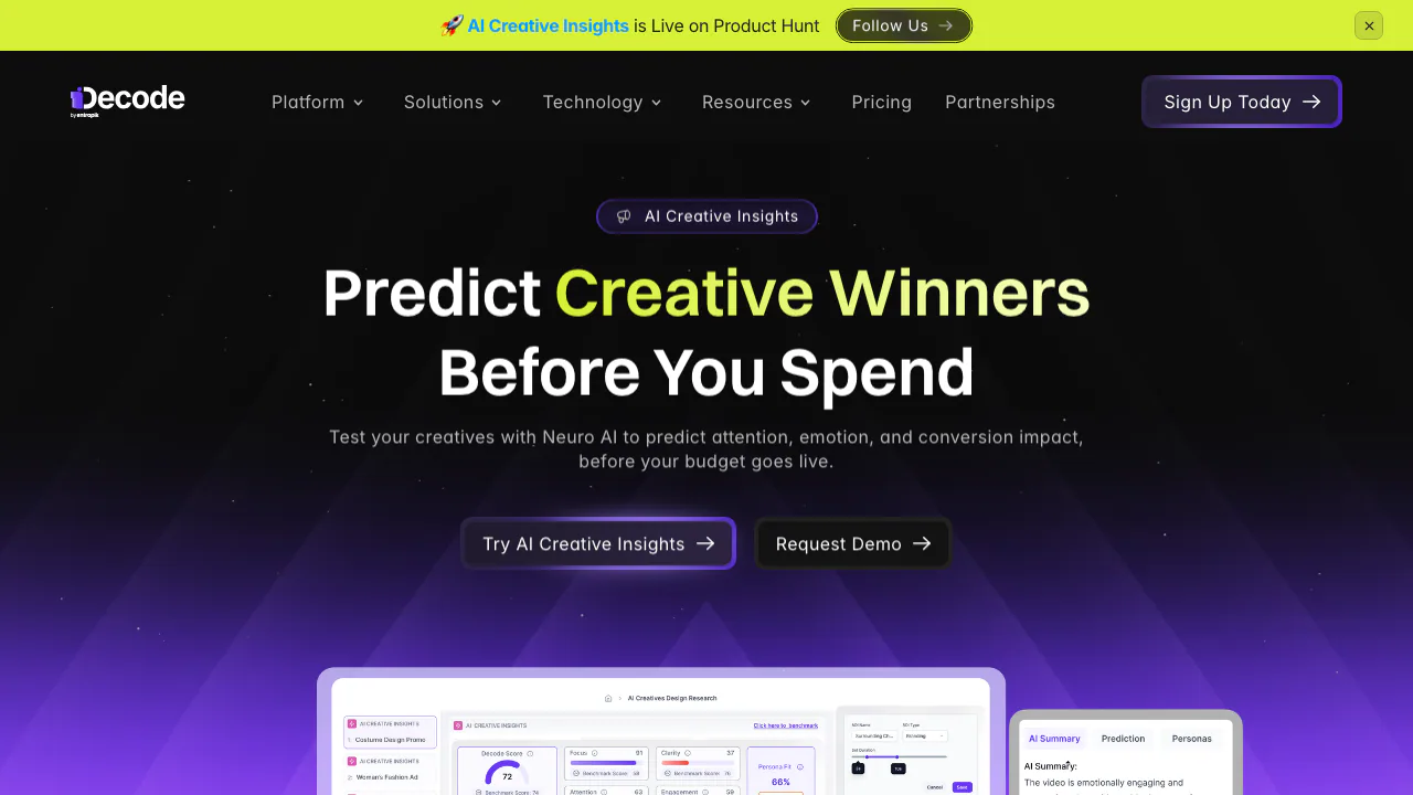 AI Creative Insights screenshot