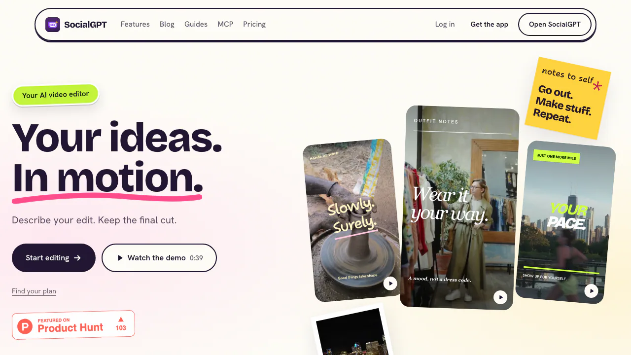 SocialGPT screenshot