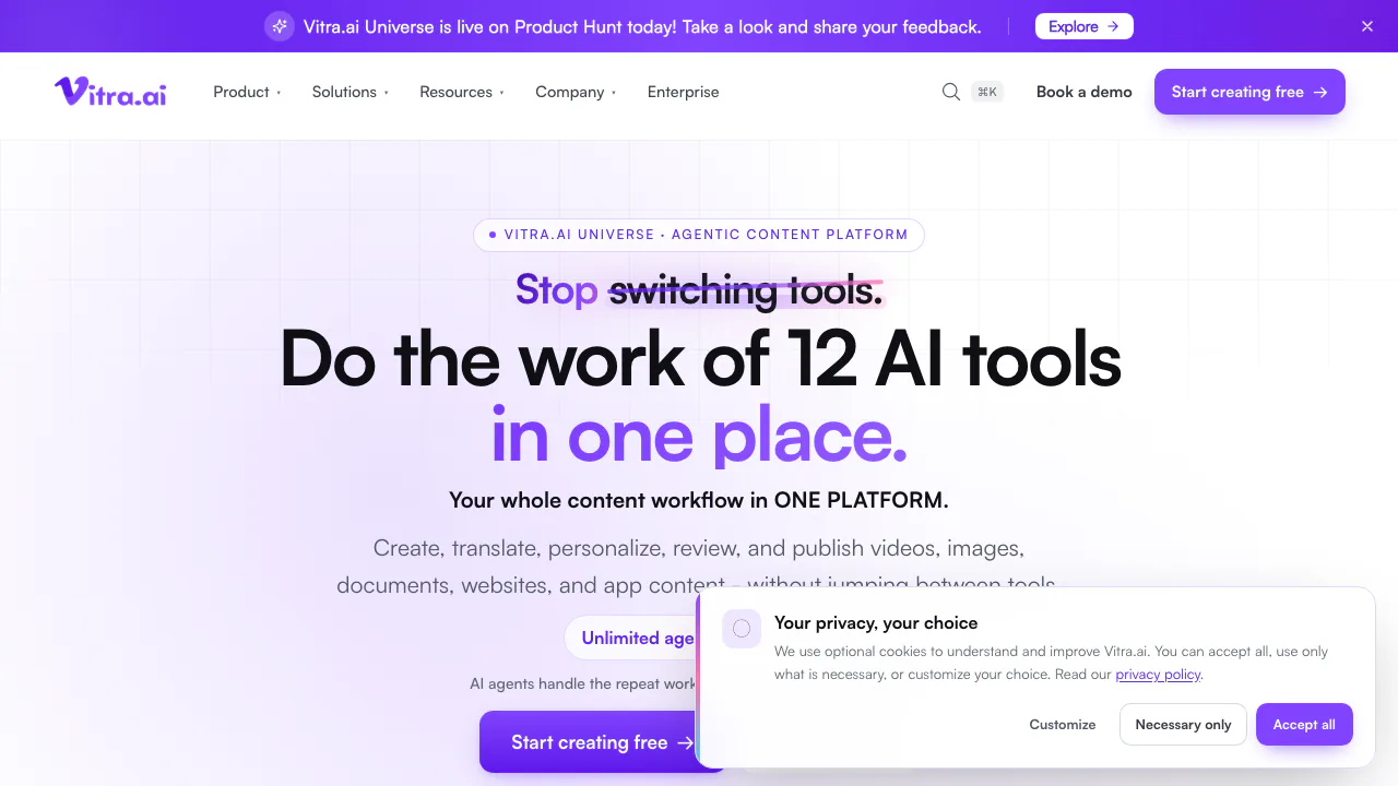 Vitra.ai screenshot