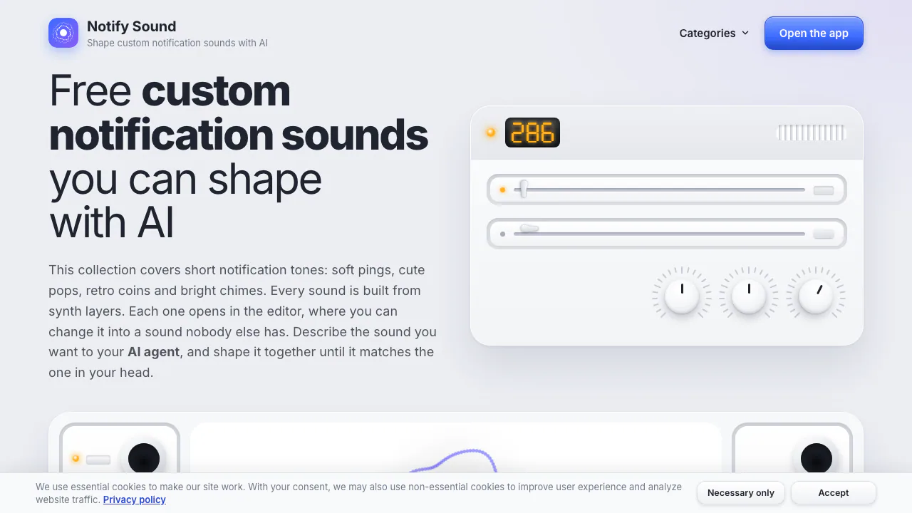 Notify Sound screenshot