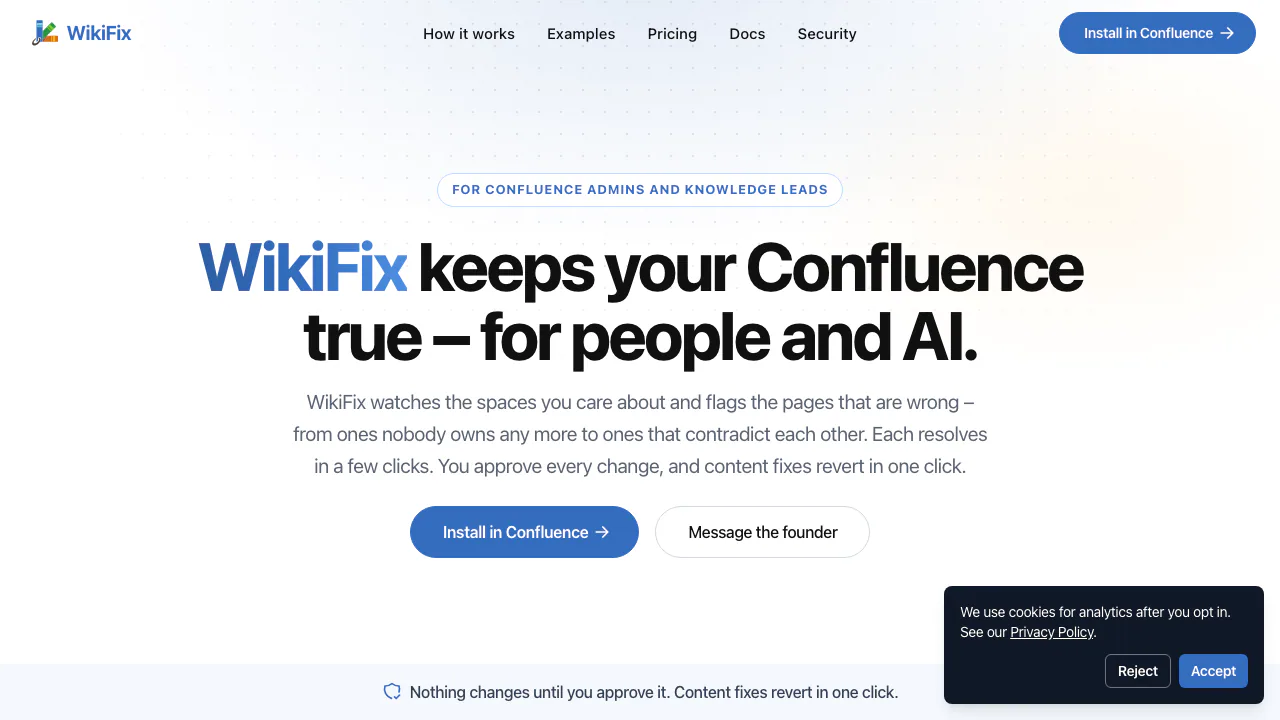WikiFix screenshot
