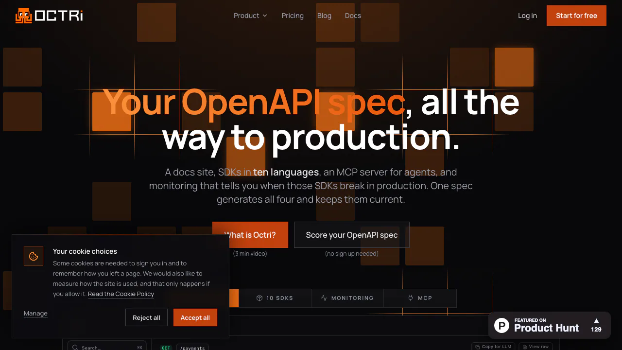 Octri screenshot