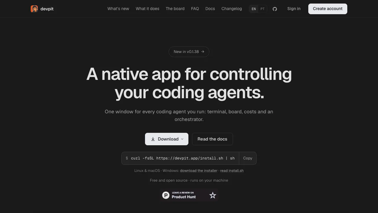 DevPit screenshot