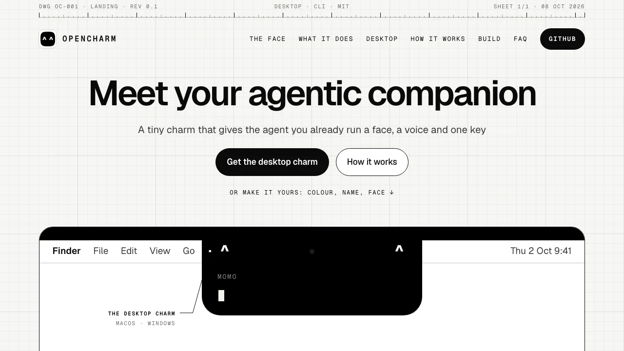 OpenCharm screenshot