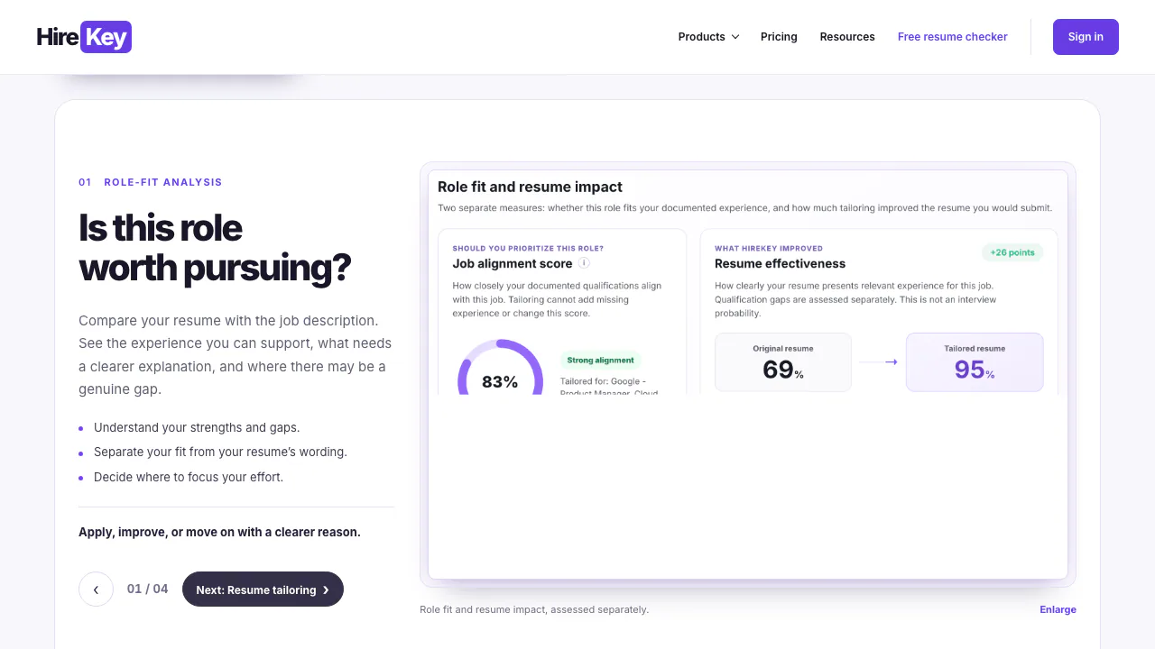 HireKey screenshot