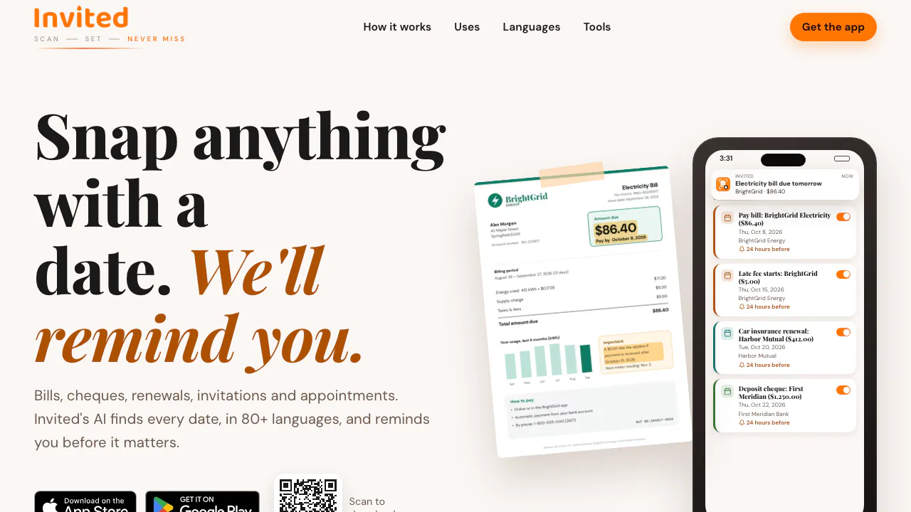 Invited screenshot