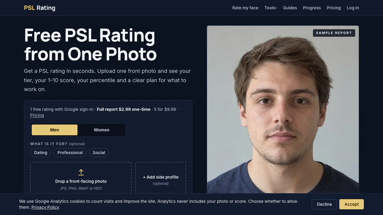 PSL Rating screenshot