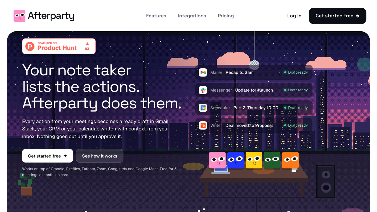 Afterparty screenshot
