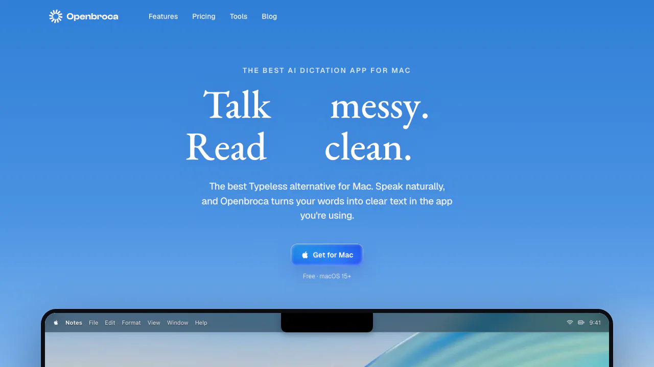 Openbroca screenshot
