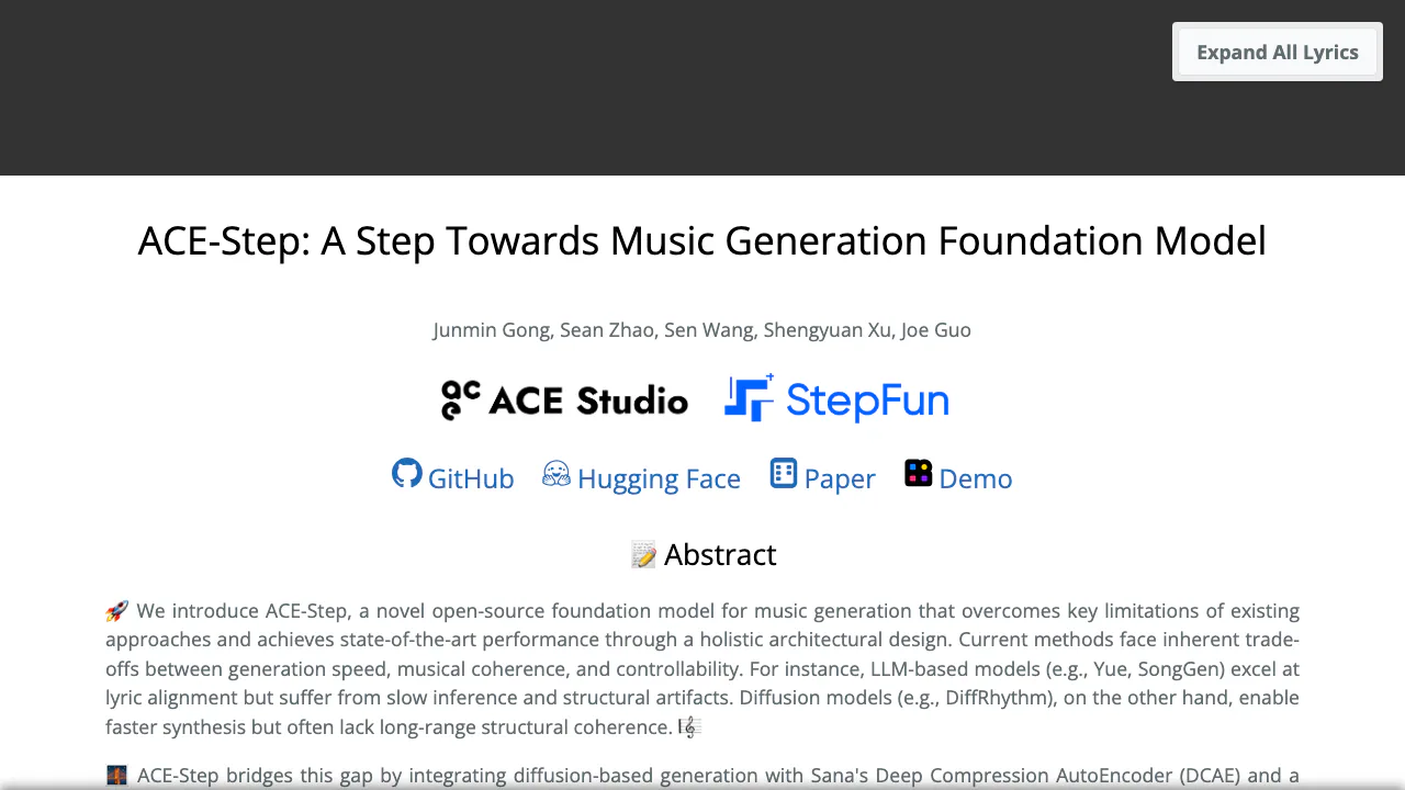 ACE-Step screenshot