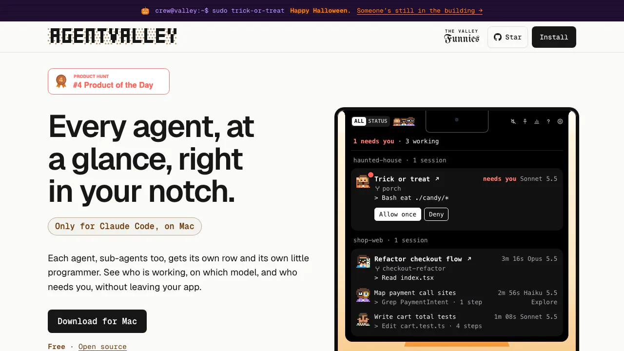AgentValley screenshot