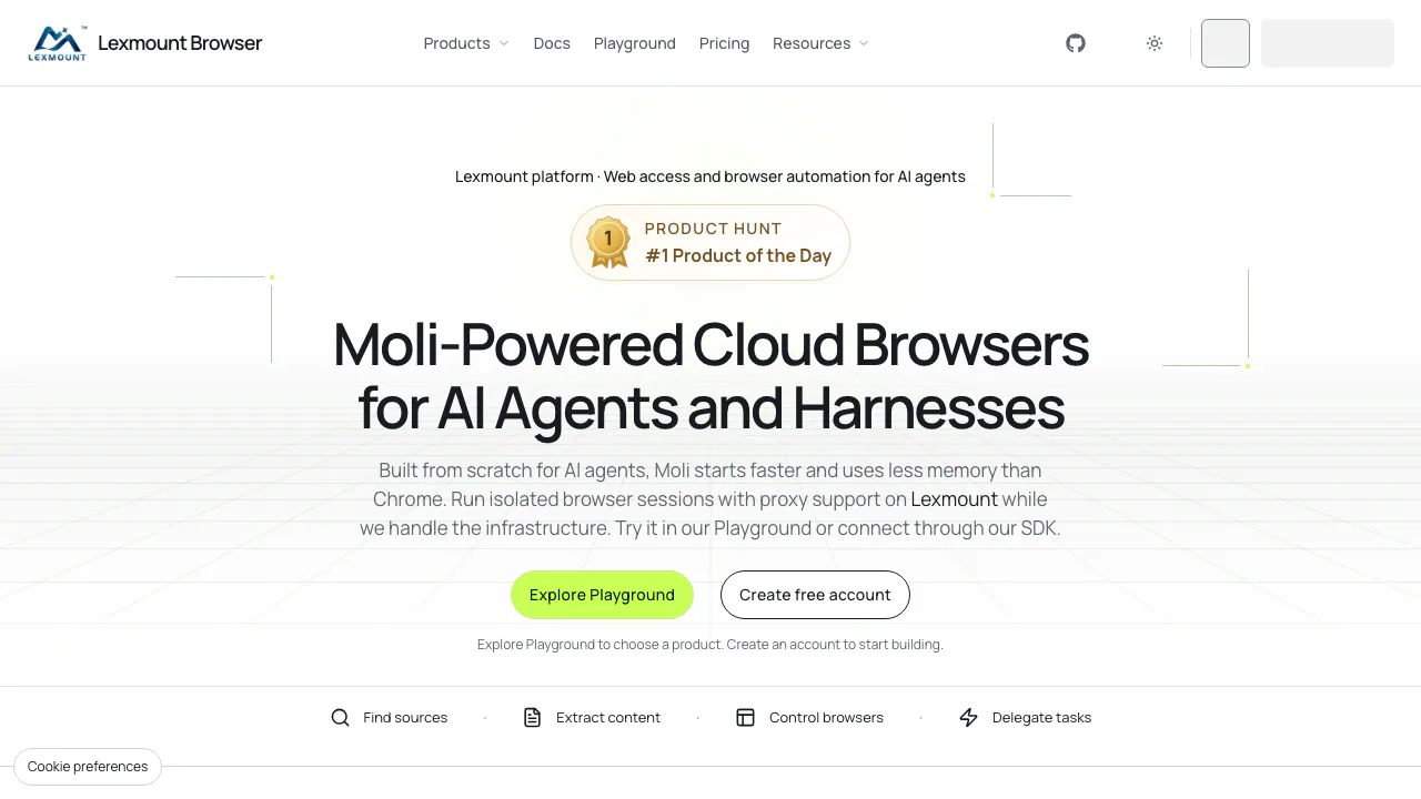 Lexmount Browser screenshot