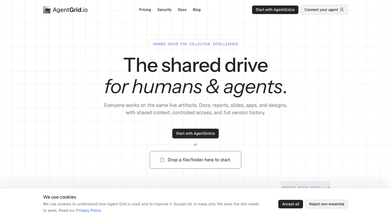 AgentGrid.io screenshot