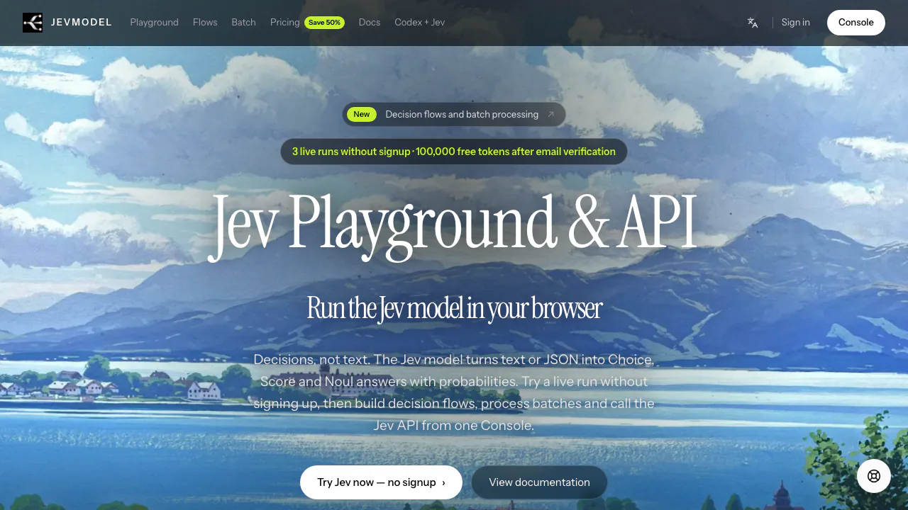 JevModel screenshot