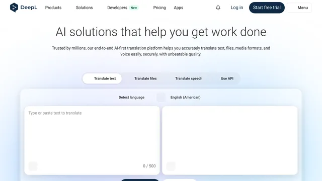 DeepL screenshot