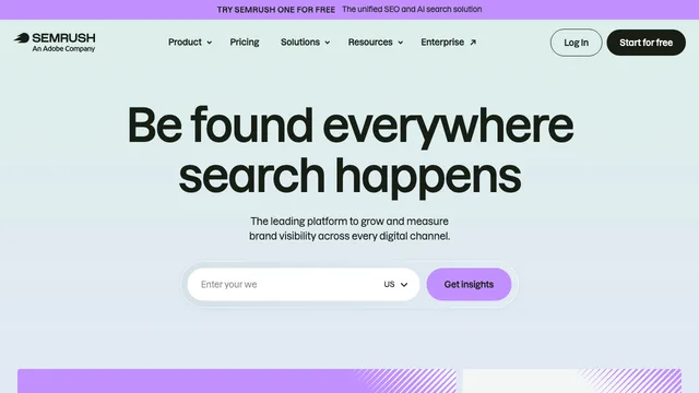 Semrush screenshot