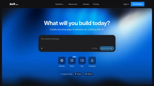 Bolt.new screenshot