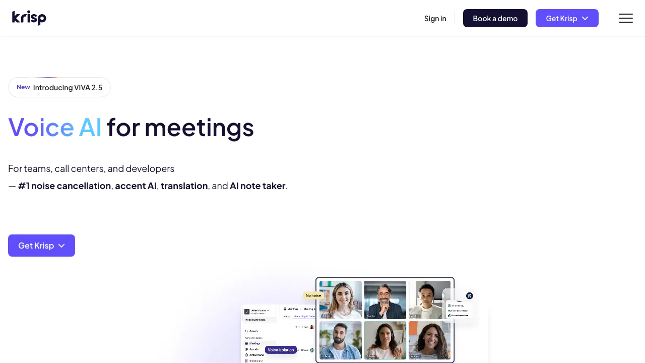 Krisp screenshot