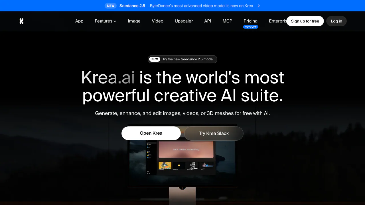 Krea screenshot